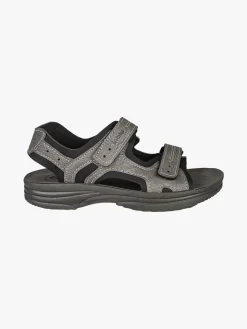 Inblu Sandali uomo con cinturini a strappo - grigio