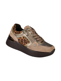 Inblu Sneakers donna con platform - marrone