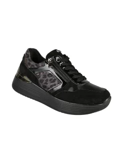 Inblu Sneakers donna con platform - nero