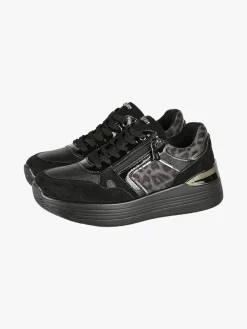 Inblu Sneakers donna con platform - nero