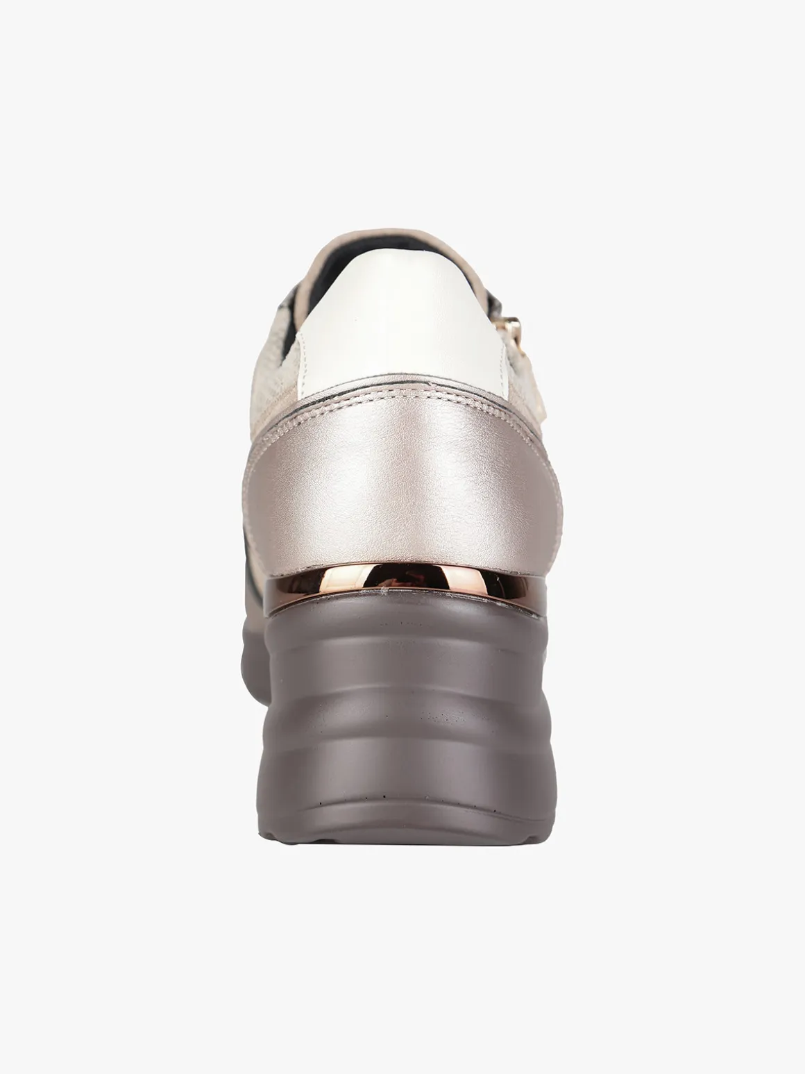 Inblu Sneakers donna con zeppa e zip