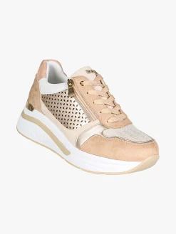 Inblu Sneakers donna multicolore con zeppa - sabbia