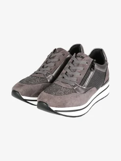 Inblu Sneakers donna platform con zip e lacci