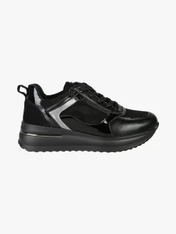 Inblu Sneakers donna stringate con platform - nero