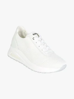 Inblu Sneakers sportive da donna in maglia con air - bianco