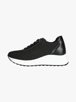 Inblu Sneakers sportive da donna in maglia con air - nero