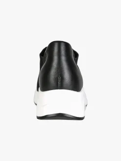 Inblu Sneakers sportive da donna in maglia con air - nero