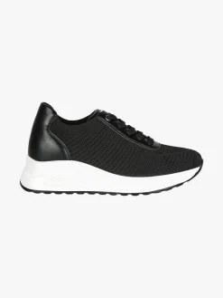 Inblu Sneakers sportive da donna in maglia con air - nero
