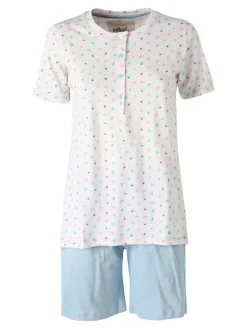Infiore BLOSSOM Pigiama corto da donna in cotone - rosa