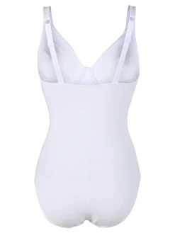 Infiore CELINE Body confort in cotone senza ferretto COPPA C - bianco