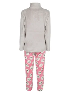 Infiore Pigiama donna in coral con stampa panda