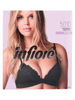 Infiore 5010 Reggiseno a triangolo imbottito senza ferretto COPPA B