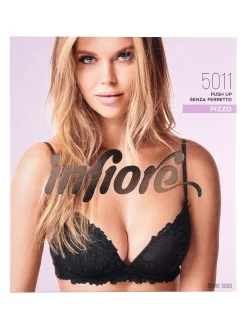 Infiore 5011 Reggiseno push up senza ferretto COPPA B