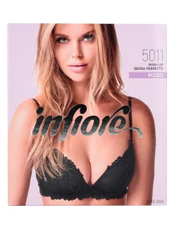 Infiore 5011 Reggiseno push up senza ferretto COPPA B