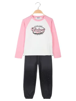 Injuly Completo 2 pezzi da bambina maglietta + pantaloni