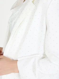 Insta Firenze Blazer donna oversize con strass