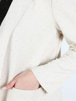 Insta Firenze Blazer donna oversize con strass