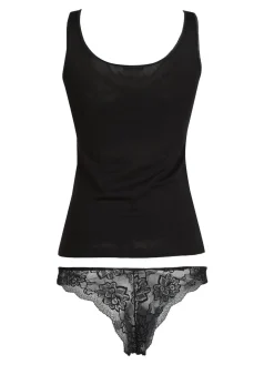 Intimami Completo intimo Top con tulle + brasiliana