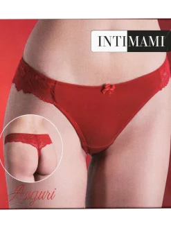 Intimami Perizoma rosso con pizzo