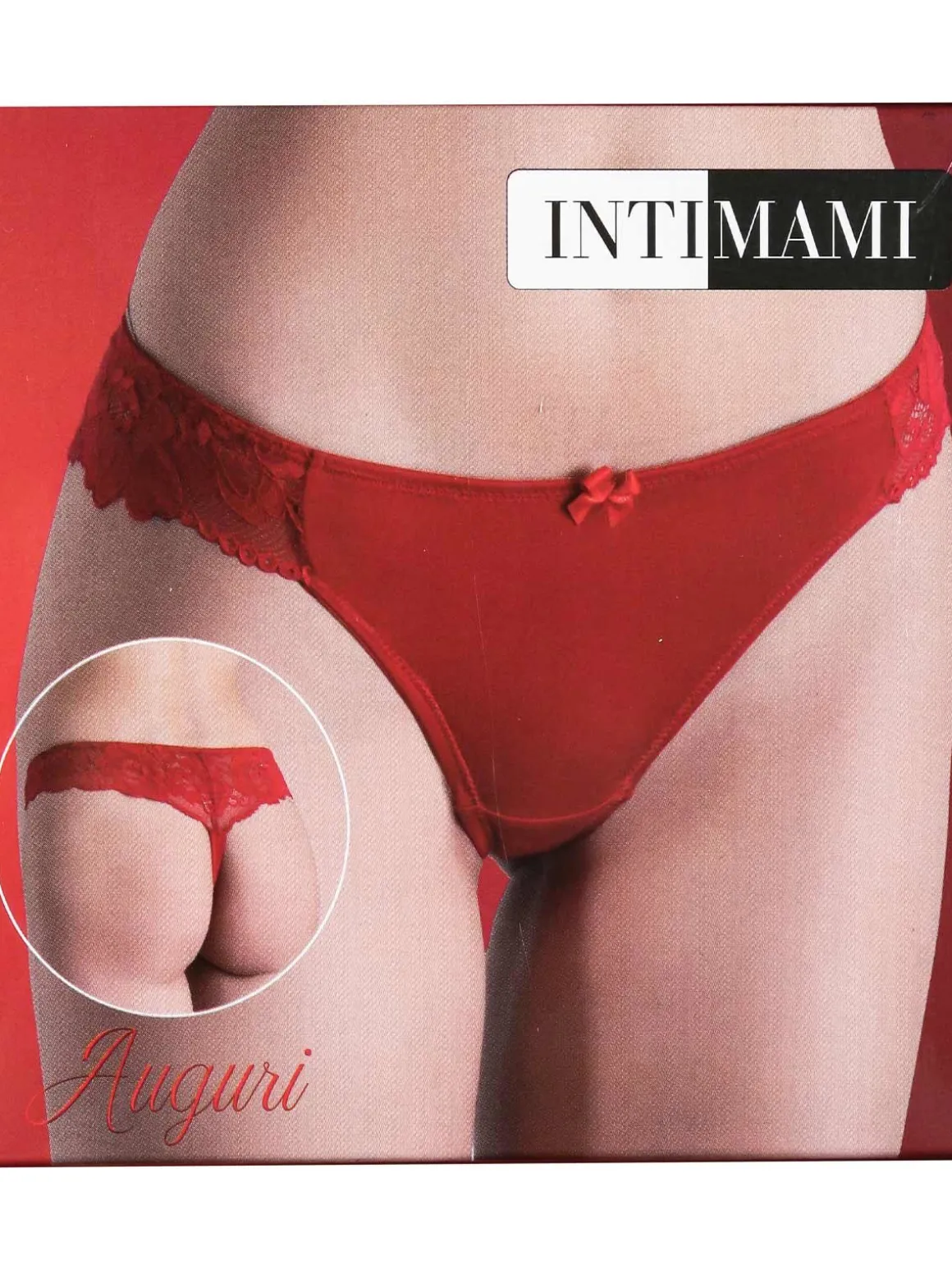 Intimami Perizoma rosso con pizzo