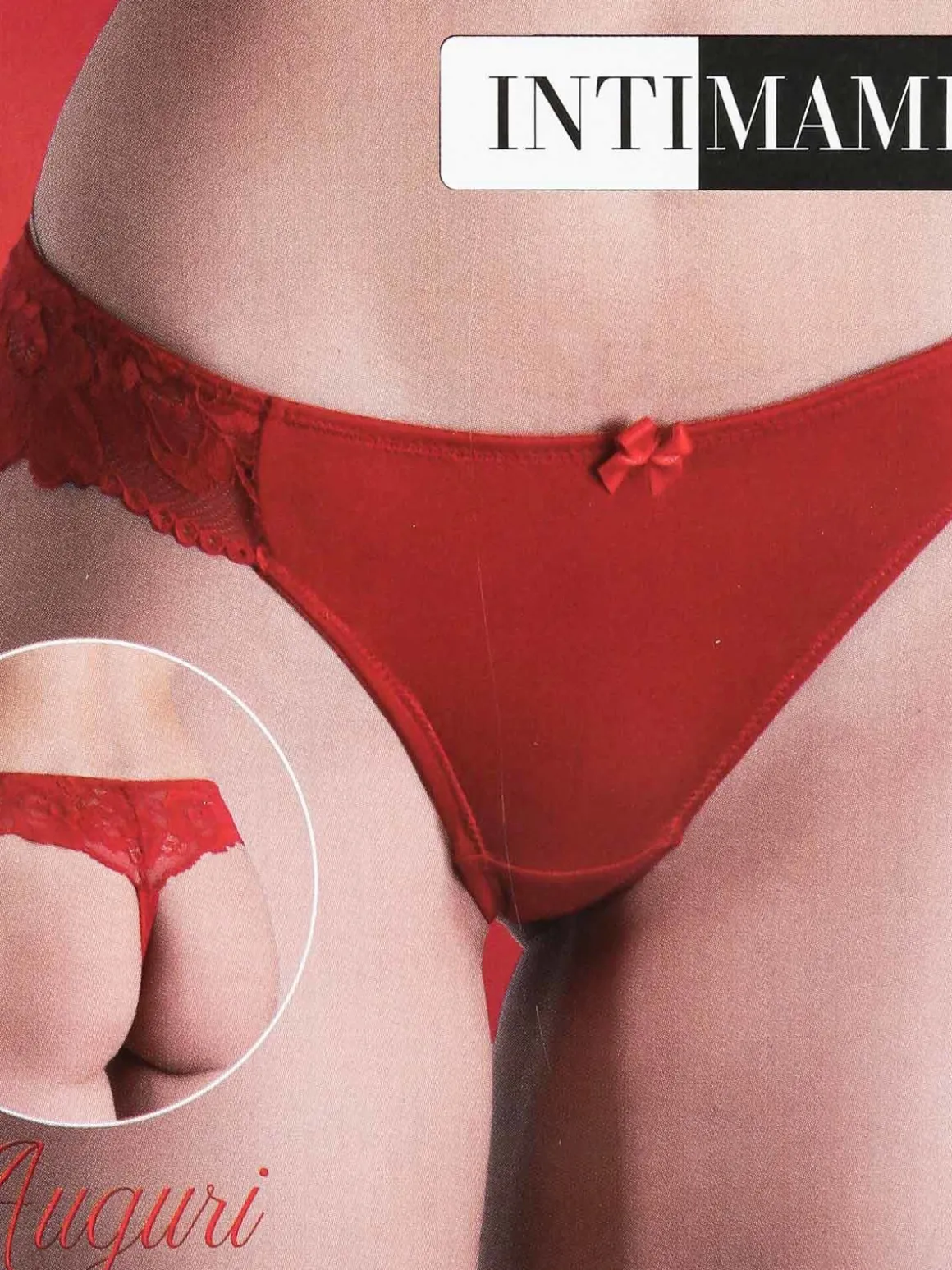 Intimami Perizoma rosso con pizzo