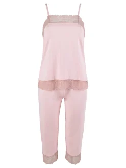 Intimami Pigiama donna smanicato con pinocchietto