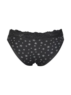 Intimami Slip donna in cotone con pizzo