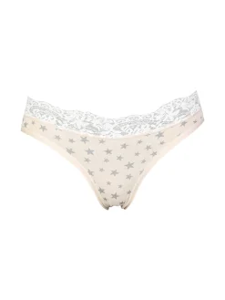 Intimami Slip donna in cotone con pizzo