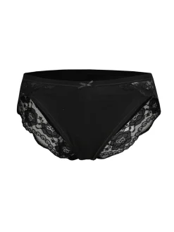 Intimami Slip in cotone bielastico con pizzo