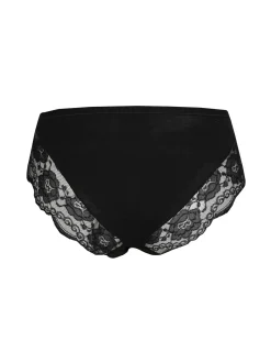 Intimami Slip in cotone bielastico con pizzo