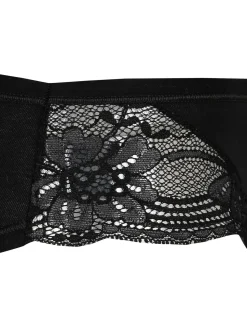 Intimami Slip in cotone bielastico con pizzo