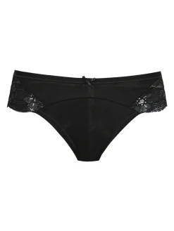 Intimami Slip in cotone bielastico con pizzo