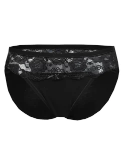 Intimami Slip in cotone con pizzo