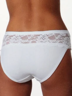 Intimami Slip in cotone con pizzo