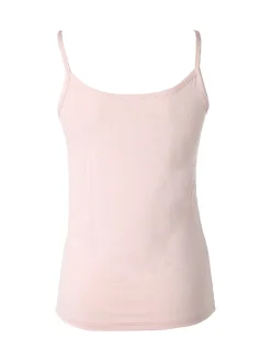 Intimami Top donna con spalline sottili e scollo in pizzo - rosa