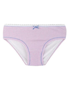 Intimy Girl Slip bambina con stampa quadretti