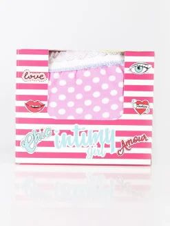 Intimy Girl Slip bambina con stampa pois