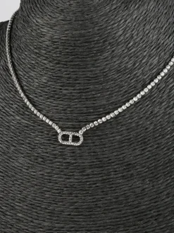 Italian Style Collana donna con strass