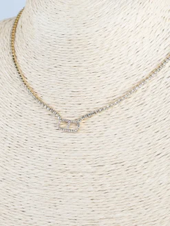 Italian Style Collana donna con strass