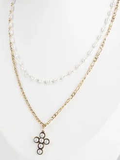 Italian Style Collana donna in acciaio doppio filo