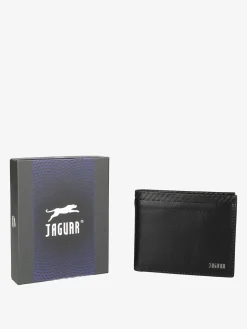 Jaguar Portafoglio uomo in pelle - nero