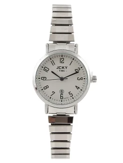 Jcky Orologio da polso con cinturino elastico
