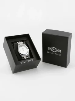 Jcky Orologio da polso con cinturino in acciaio