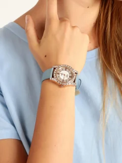 Jcky Orologio da polso con strass