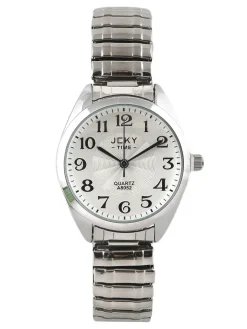 Jcky Orologio da polso donna con cinturino elastico