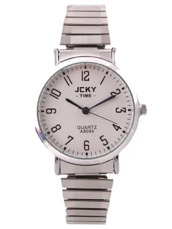 Jcky Orologio da polso uomo con cinturino elastico