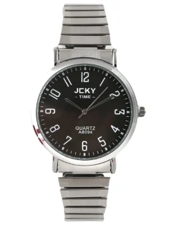 Jcky Orologio da polso uomo con cinturino elastico