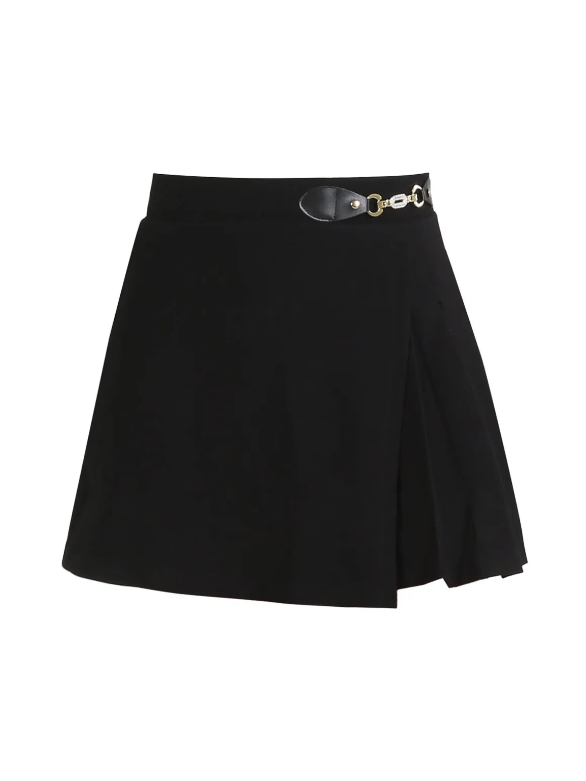 Jeans Louise Francoise Gonna a pantalone con dettaglio strass - nero