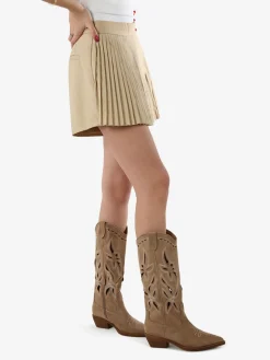 Jeans Louise Francoise Gonna a pantalone da donna plissettato - khaki