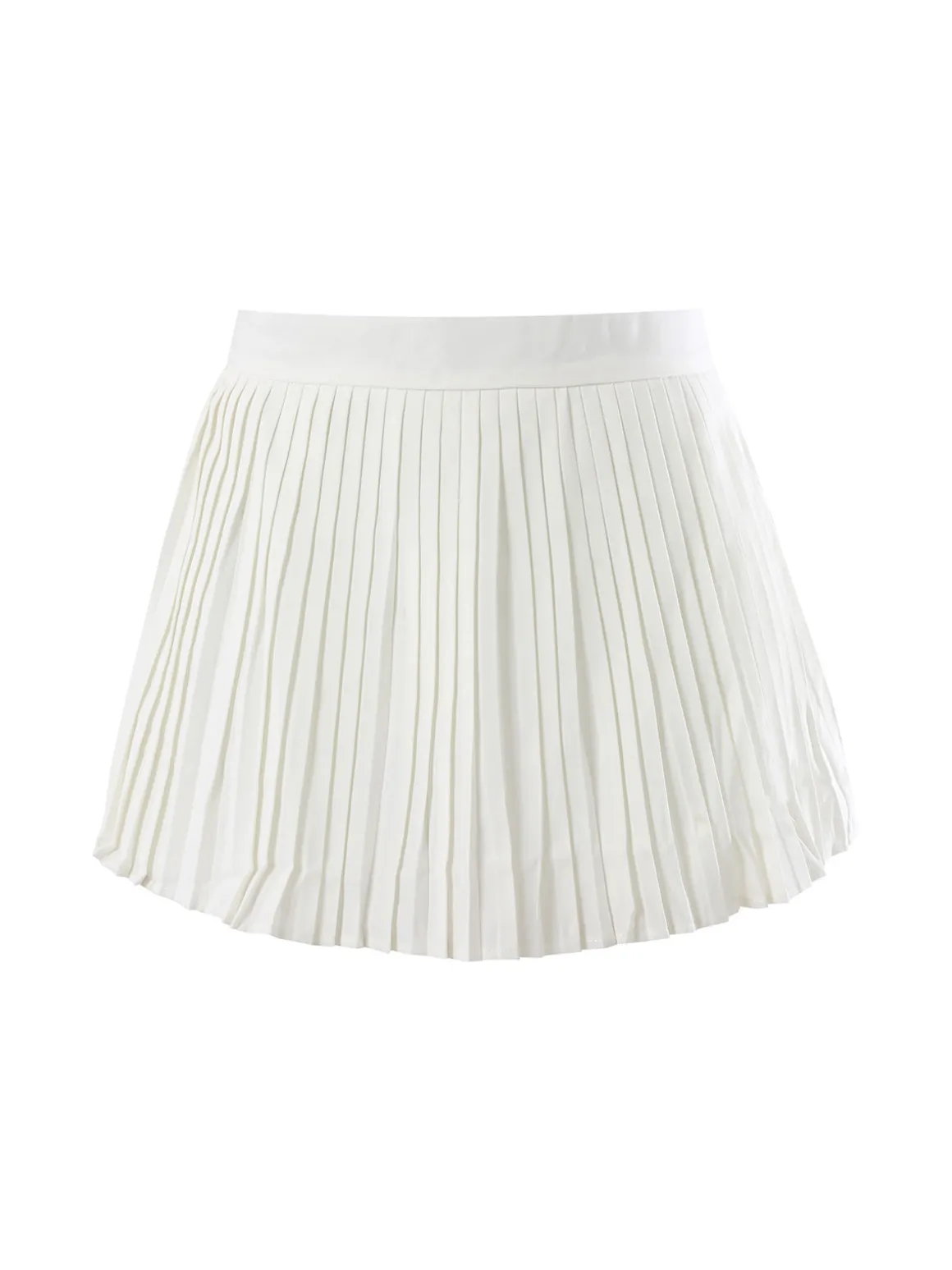 Jeans Louise Francoise Gonna a pantalone da donna plissettato - bianco